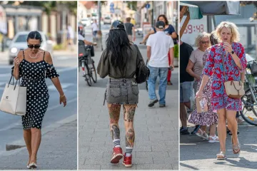 Tetovirane noge istaknula u minici: Ova dama bila je glavna atrakcija Karlovca
