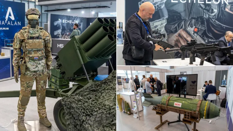 Duge cijevi, pi&scaron;tolji i ogromna bomba: Pogledajte prizore moćnog oružja u Osijeku