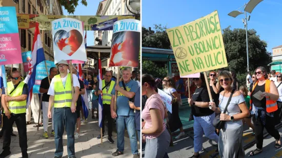 Dvije Hrvatske, dva hoda i poruke: 'Lijepa, pametna, slobodna'; 'Mi smo većina, to je jasno!'