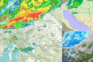 Pogledajte što nam se približava sa sjevera, snimke zabrinjavaju: DHMZ upalio alarme