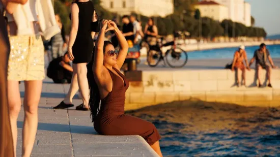 U ovu djevojku svi su gledali: Zanosnom figurom i osmijehom osvojila Zadrane