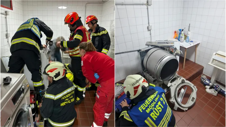 Izvan svake pameti! Tinejdžerica zaglavila u su&scaron;ilici, pogledajte nadrealnu akciju spa&scaron;avanja