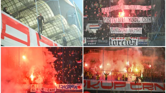 'Usta&scaron;e, 'četnici', zamijenili nas s reprezentacijom Srbije!? Hrvatski navijači žestoko uzvratili