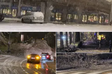 DHMZ digao stupanj upozorenja! U Kninu opasna pojava lomi stabla, urušio se šator u Križevcima