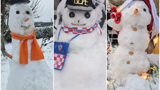 Hrvatsku preplavili urnebesni snjegovići, posebno su kao autori bili inspirirani čitatelji Net.hr-a