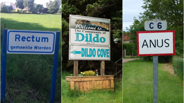 Ne znamo kako su ova mjesta dobila tako lude nazive, ali znamo da su čisti urnebes!