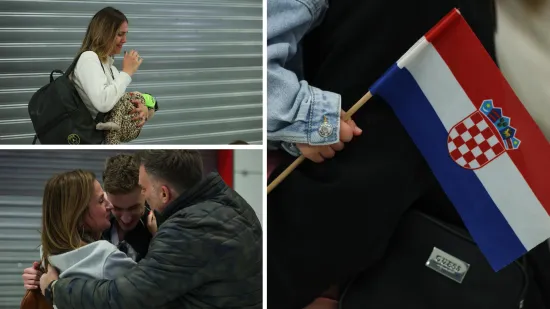 Pogledajte trenutak kad su Hrvati stigli kući, među njima i 11 beba. Pljeskali posadi koja ih je izvukla iz ratne zone