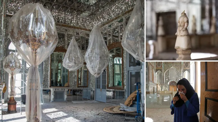 Pod udarom i svjetska ba&scaron;tina: Pogledajte prizore iz iranskog 'Versaillesa', posvuda kr&scaron; i lom