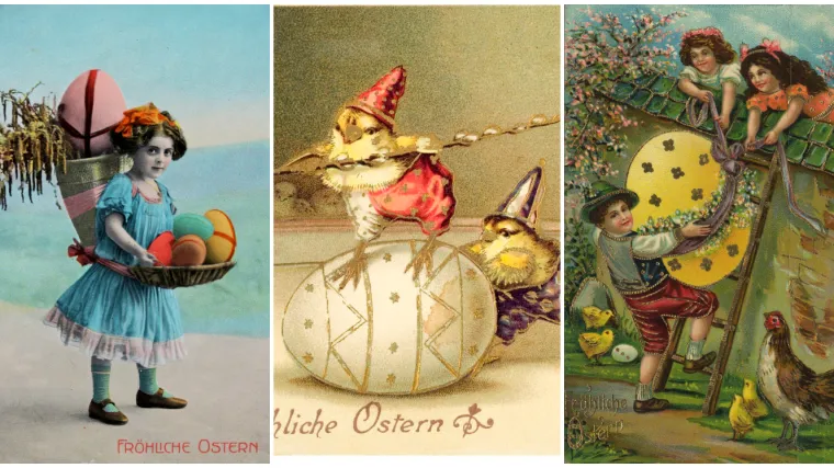 Sjećate li se starih uskrsnih razglednica? Ove su iz doba na&scaron;ih pradjedova, evo kako su izgledale